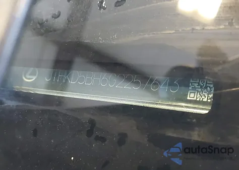 2016 Lexus Ct 200H z USA, uszkodzony, nr VIN JTHKD5BH6G2257643